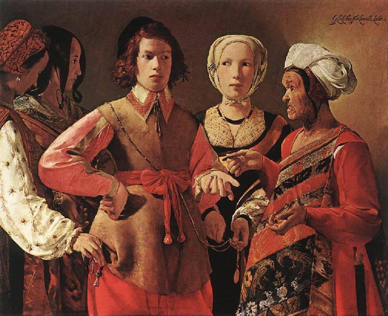 LA TOUR, Georges de Fortune Teller sf